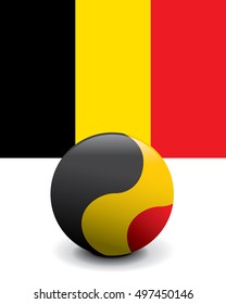Crystal Ball Flag - Belgium