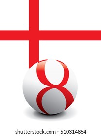 Crystal Ball Flag - England