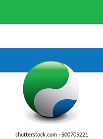 Crystal Ball Flag - Sierra Leone