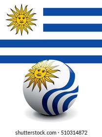 Crystal Ball Flag - Uruguay