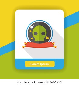 crystal ball flat icon