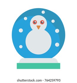 crystal ball  flat icon 