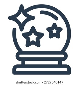 Ícone de adivinhação de adivinhação de Crystal Ball
