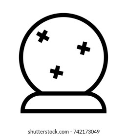 CRYSTAL BALL ICON 