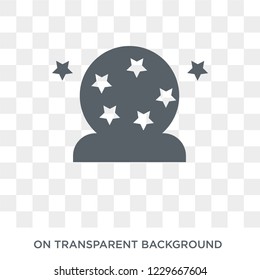 Crystal Ball icon. Crystal Ball design concept from Circus collection. Simple element vector illustration on transparent background.