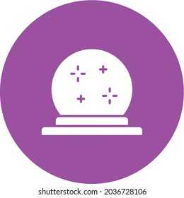Crystal Ball icon vector image. Can also be used for Miscellaneous Objects. Suitable for mobile apps, web apps and print media.