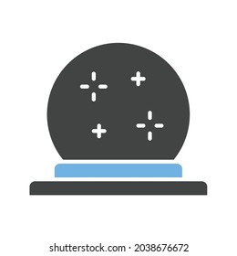 Crystal Ball icon vector image. Can also be used for Miscellaneous Objects. Suitable for mobile apps, web apps and print media.