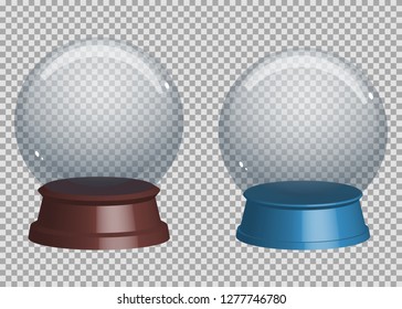 Crystal ball vector design illustration