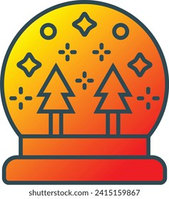 Crystal Ball vector icon. Can be used for printing, mobile and web applications.