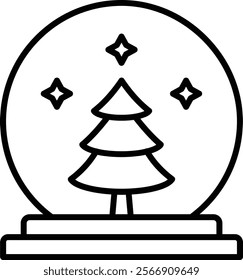 Crystal Ball vector icon. Can be used for printing, mobile and web applications.