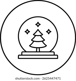 Icono de Vector de bola de cristal. Se puede utilizar para aplicaciones de impresión, móviles y de Web.