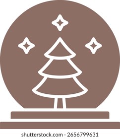 Icono de Vector de bola de cristal. Se puede utilizar para aplicaciones de impresión, móviles y de Web.