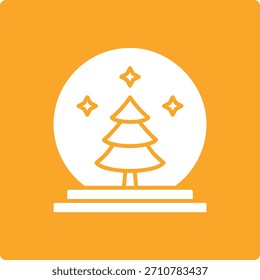 Icono de Vector de bola de cristal. Se puede utilizar para aplicaciones de impresión, móviles y de Web.