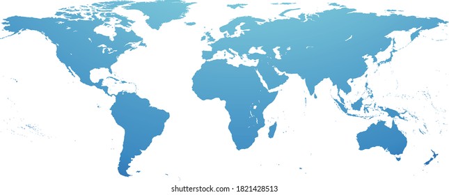 Crystal Blue World Map Vector Material Stock Vector (Royalty Free ...