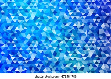 Crystal bright background. Blue colour. polygonal design. vector illustration. For ideas of your websites, business presentations, greeting cards