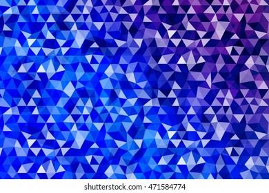 Crystal bright background. Blue colour. polygonal design. vector illustration. For ideas of your websites, business presentations, greeting cards