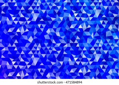 Crystal bright background. Blue colour. polygonal design. vector illustration. For ideas of your websites, business presentations, greeting cards