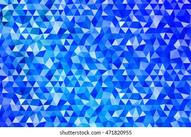 Crystal bright background. Blue colour. polygonal design. vector illustration. For ideas of your websites, business presentations, greeting cards