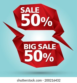 Crystal bubble sale set vector
