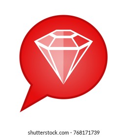 Crystal chat icon. Vector illustration.