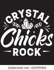 Crystal chicks rock design designs