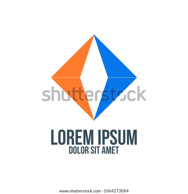 Crystal Company Logo Concept Stock Vector (Royalty Free) 1064273084 ...