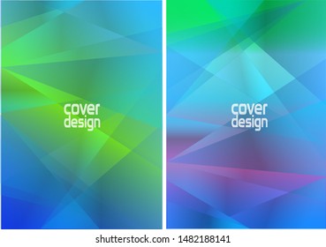 Crystal cover background. Crystal effect by using light and shadow together.