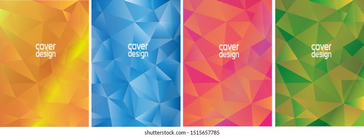 Crystal cover background. Crystal effect by using light and shadow together.