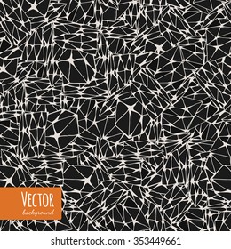 Crystal diamond background. Geometric seamless pattern.
