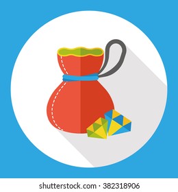 crystal diamond flat icon