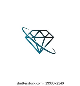 crystal diamond simple modern