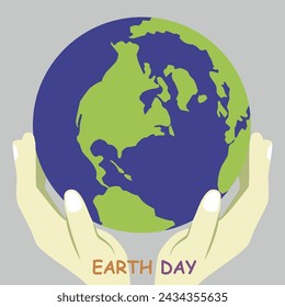 Crystal Earth On Ground In Forest With Ferns And Sunlight - Environment - Earth Day Concept, Green planet in your hands, Save the Earth, Forest view texture from above healthy ecosystem and environmen