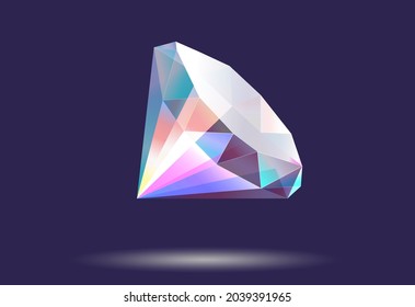 El cristal o la piedra gemela brillan en la oscuridad