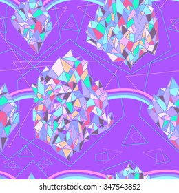 Crystal Geometric Card