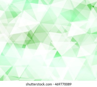 Crystal green background for your design greeting cards, presentations, banners. vector illustration