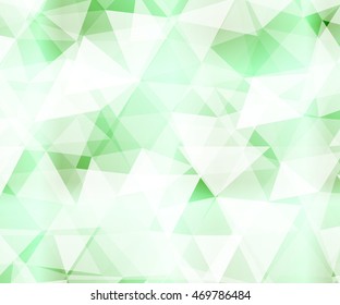 Crystal green background for your design greeting cards, presentations, banners. vector illustration