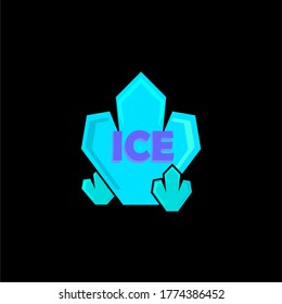 
Crystal ice symbol simple logo vector