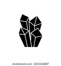 Kristall-Symbol, Vektorspiel Symbol, Abbildung