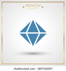 crystal icon. Vector illustration EPS 10.