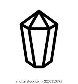 Ilustración de diseño de símbolo del vector de icono de cristal