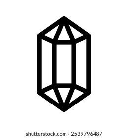 Ilustração de design de símbolo de vetor de ícone de cristal