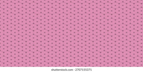 kristallklares japanisches Muster rosa Hintergrund Design perfekt 