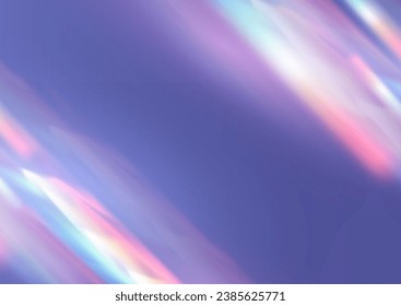 Crystal light glasses effect sparkle prism glare reflection effect. Optical rainbow lights, glare, leak, streak overlay. falling confetti. Vector colorful vector lenses and light flares.