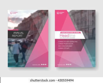 Crystal Modern Annual Report Flyer Brochure Leaflet, The Presentation Cover, Magazine Advertising. Cover With An Abstract Background. Vector Template Layout Of A4 Format