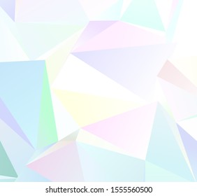 Crystal pattern in beautiful style on dark background. Banner, poster template. Abstract polygonal wireframe vector. Light blue vector polygonal pattern. Abstract polygon geometric shape background.