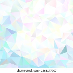 Crystal pattern in beautiful style on dark background. Banner, poster template. Abstract polygonal wireframe vector. Light blue vector polygonal pattern. Abstract polygon geometric shape background.