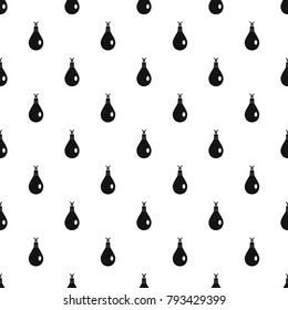 Crystal pendant pattern seamless in simple style vector illustration