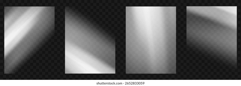 Fondo de destello de luz de prisma de cristal, superposición de arco iris transparente con efecto de deslumbramiento de neón de diamante y desenfoque iridiscente.