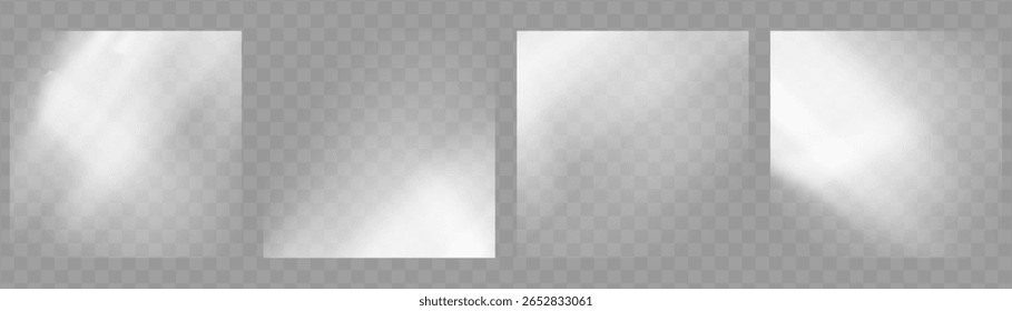 Fondo de destello de luz de prisma de cristal, superposición de arco iris transparente con efecto de deslumbramiento de neón de diamante y desenfoque iridiscente.