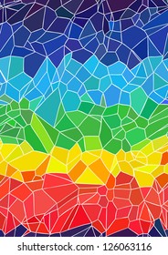 Crystal Rainbow Abstract Background Stock Vector (Royalty Free